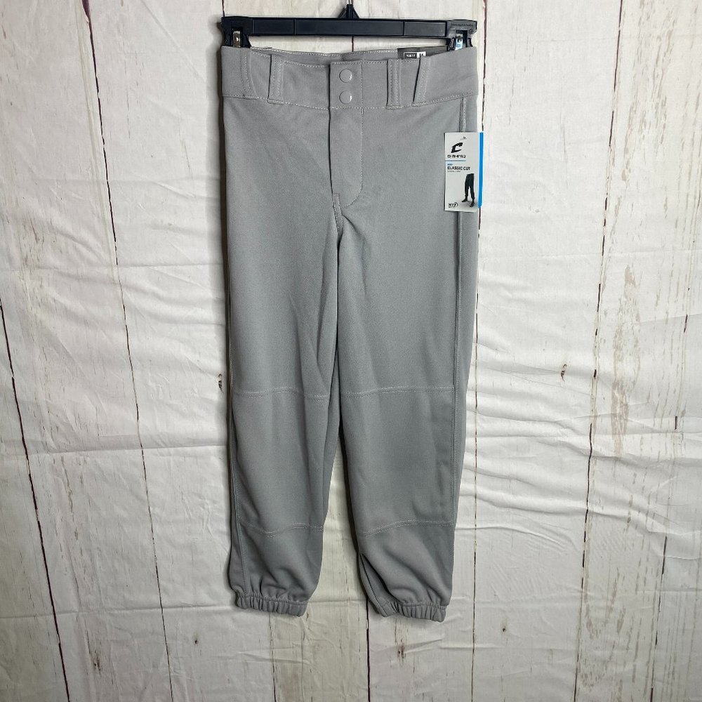 Champro Youth Boys Baseball Pants MVP Classic Cut Gray Medium NWT
